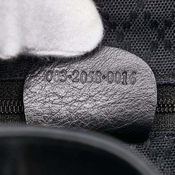 Gucci Bamboo Backpack 003 2058 0016 Black Leather Women's GUCCI - Picture 12 of 14